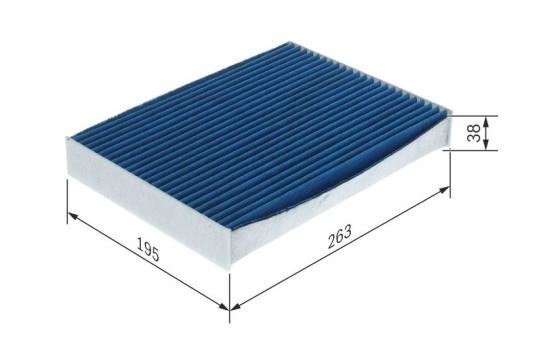 Cabin filter A8637 Bosch, Image 5