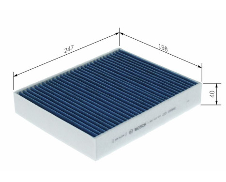 Cabin filter A8643 Bosch, Image 5