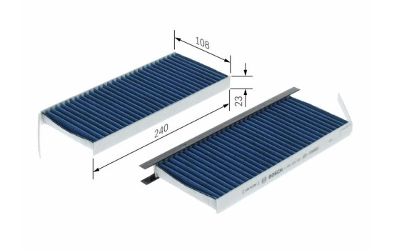 Cabin filter A8653 Bosch, Image 5