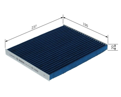 Cabin filter A8654 Bosch, Image 5