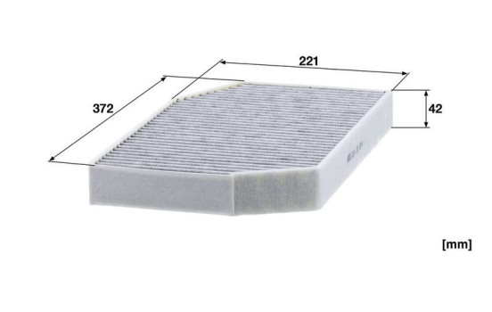 Cabin filter CUK 38 004 Mann, Image 2