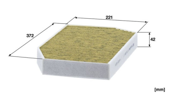 Cabin filter FP 38 004/1 Mann, Image 2