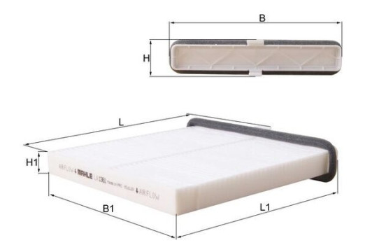 Cabin filter LA 1361 Mahle