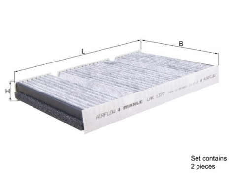 Cabin filter LAK 1377/S Mahle