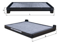 Cabin filter LAK 1422 Mahle