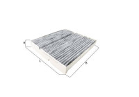 Cabin filter LAK 1467 Mahle