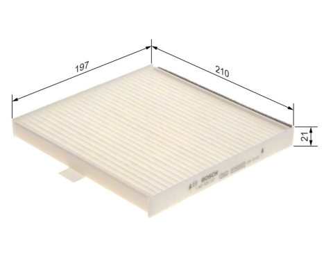 Cabin filter M5127 Bosch, Image 9