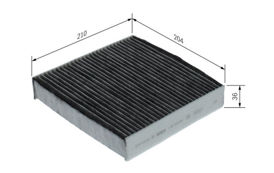 Cabin filter R5626 Bosch, Image 5