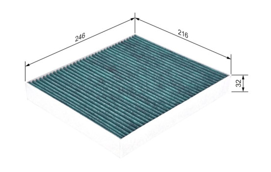Filter, interior air + A8504 Bosch, Image 6