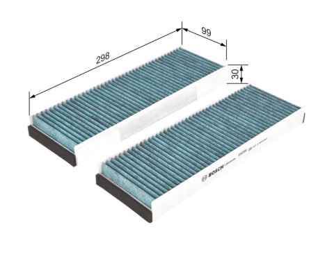 Filter, interior air + A8505 Bosch, Image 12