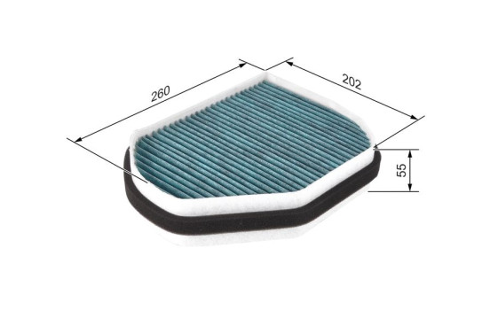 Filter, interior air + A8511 Bosch, Image 5