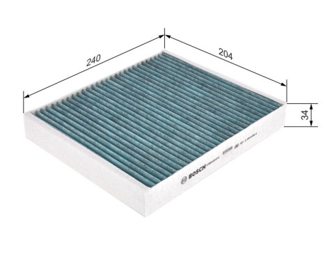 Filter, interior air + A8512 Bosch, Image 7