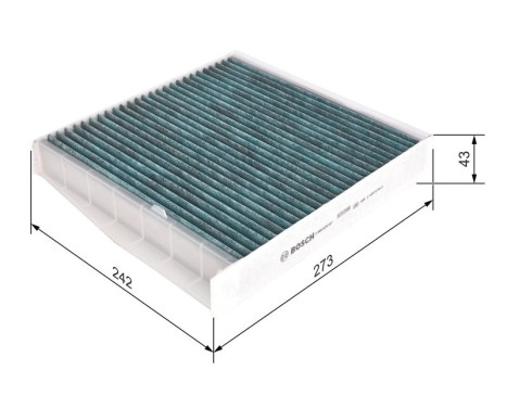 Filter, interior air + A8521 Bosch, Image 8
