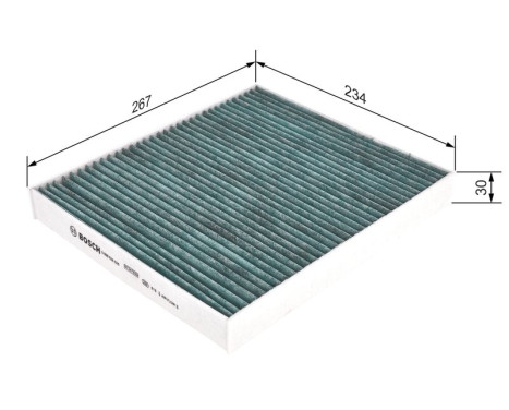 Filter, interior air + A8525 Bosch, Image 8