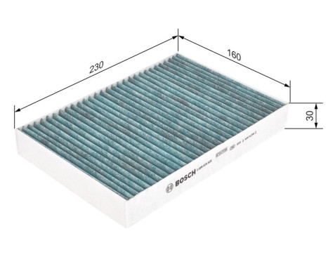 Filter, interior air + A8526 Bosch, Image 8