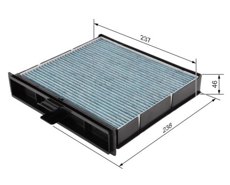 Filter, interior air + A8527 Bosch, Image 8