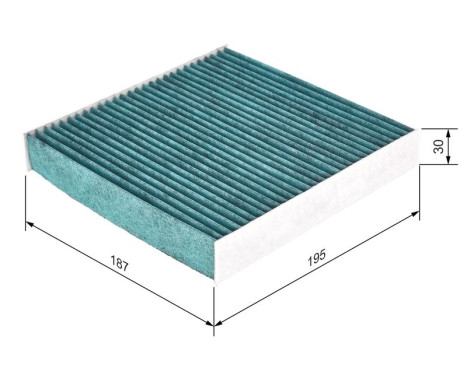 Filter, interior air + A8531 Bosch, Image 8