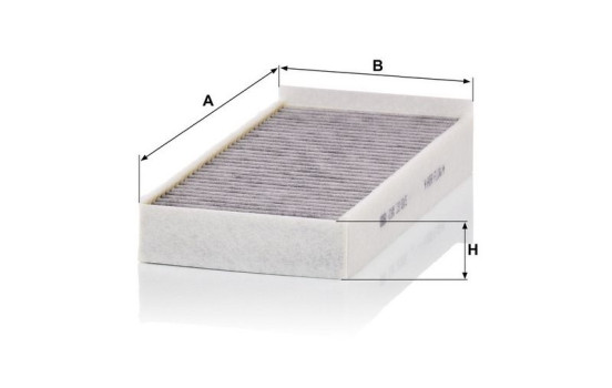 Filter, interior air adsotop CUK 23 015-2 Mann, Image 3