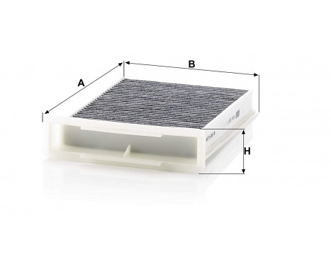 Filter, interior air adsotop CUK 2317 Mann, Image 2