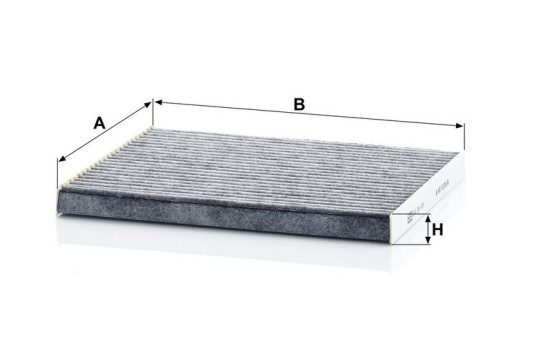 Filter, interior air adsotop CUK 24 004 Mann, Image 3