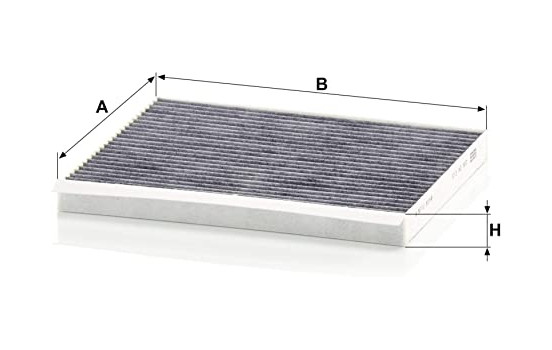 Filter, interior air adsotop CUK 24 013 MANN-FILTER, Image 2