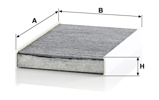 Filter, interior air adsotop CUK 26 006 Mann, Image 2