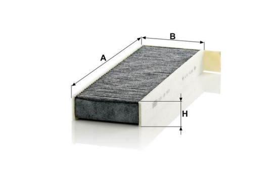 Filter, interior air adsotop CUK 29 003-2 Mann, Image 3