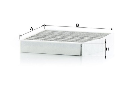 Filter, interior air adsotop CUK26007 Mann, Image 2