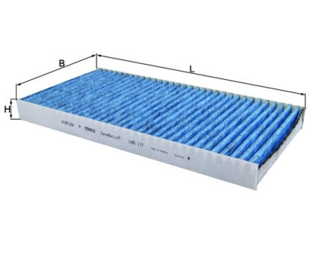 Filter, interior air CareMetix® LAO 117 Mahle