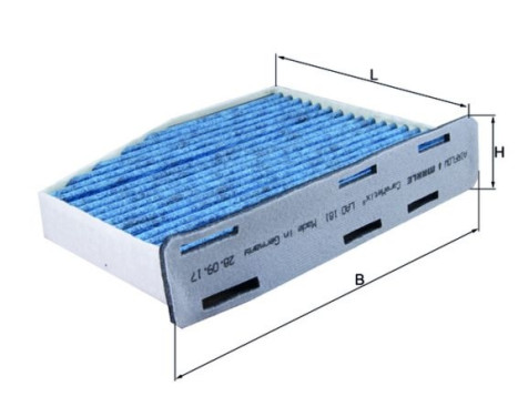 Filter, interior air CareMetix® LAO 181 Mahle