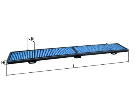 Filter, interior air CareMetix® LAO 248 Mahle, Image 2