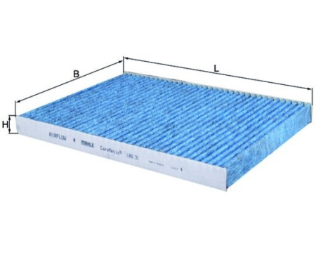 Filter, interior air CareMetix® LAO 31 Mahle, Image 2