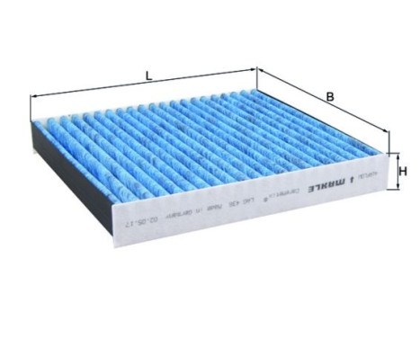Filter, interior air CareMetix® LAO 436 Mahle