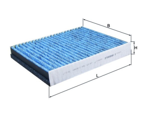 Filter, interior air CareMetix® LAO 875 Mahle