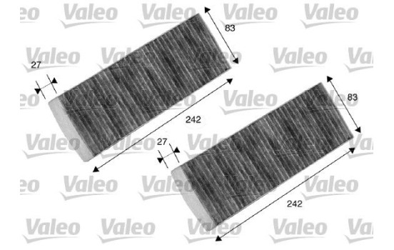 Filter, interior air CLIMFILTER PROTECT 698873 Valeo