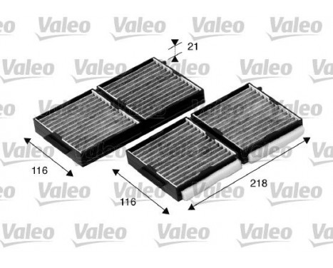 Filter, interior air CLIMFILTER PROTECT 698890 Valeo