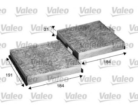 Filter, interior air CLIMFILTER PROTECT 715568 Valeo