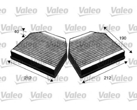 Filter, interior air CLIMFILTER PROTECT 715621 Valeo