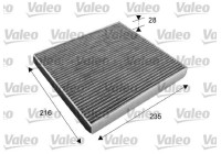 Filter, interior air CLIMFILTER PROTECT 715641 Valeo