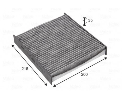 Filter, interior air CLIMFILTER PROTECT 715725 Valeo