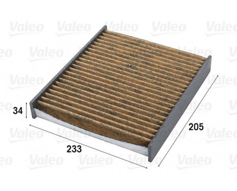 Filter, interior air CLIMFILTER SUPREME 701011 Valeo