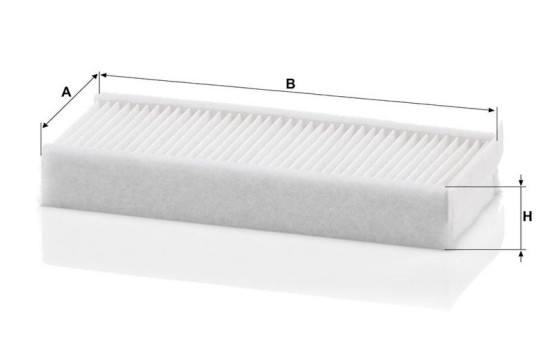 Filter, interior air CU 16 003-2 Mann, Image 3