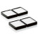 Filter, interior air CU 2033-2 Mann, Thumbnail 2