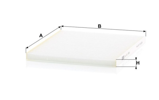 Filter, interior air CU 21 008 Mann, Image 3