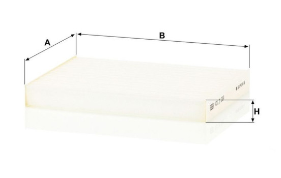 Filter, interior air CU 21 009 Mann, Image 3