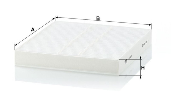 Filter, interior air CU 2141 Mann, Image 3