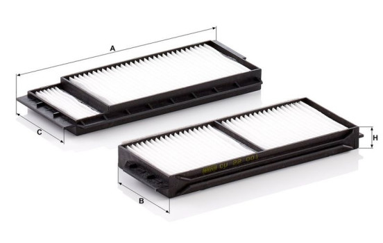 Filter, interior air CU 22 001-2 Mann, Image 3