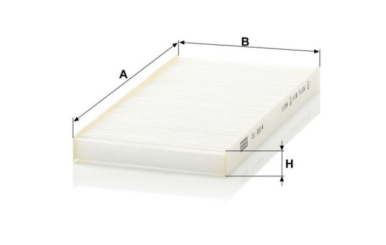 Filter, interior air CU 2214-2 MANN-FILTER, Image 3