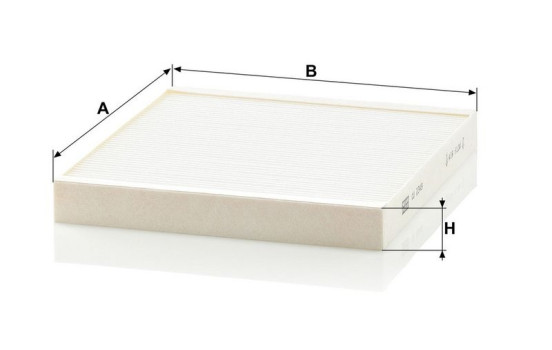 Filter, interior air CU 2349 MANN-FILTER, Image 3