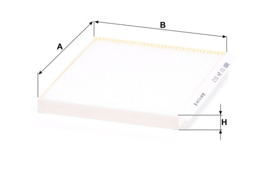 Filter, interior air CU 24 013 Mann, Image 3